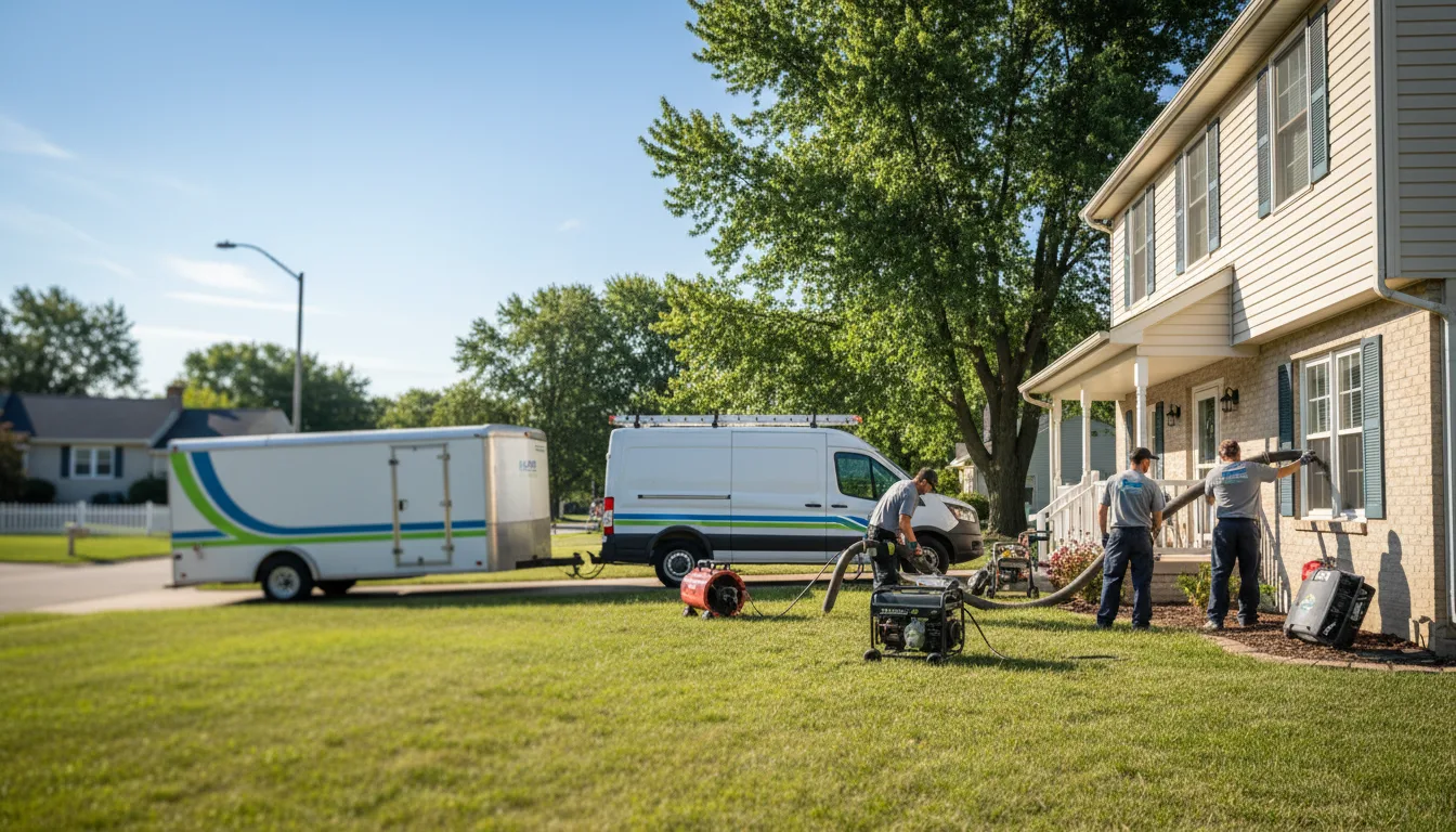 Flooded Basement Restoration And Cleanup With Repair in Eureka, IL near me